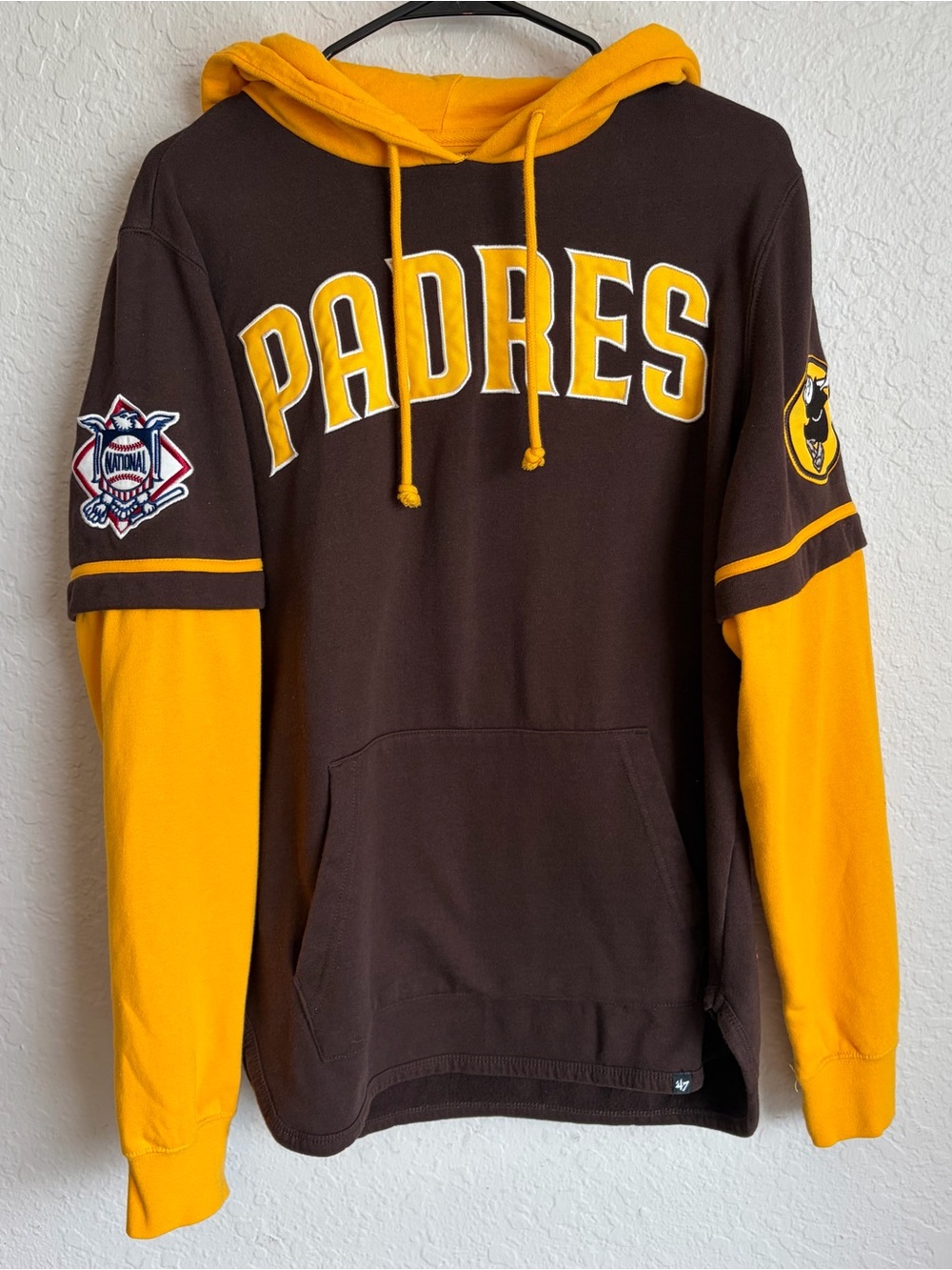 San Diego Padres β47 Brand Trifecta Pullover Hoodie - Menβs Small MLB